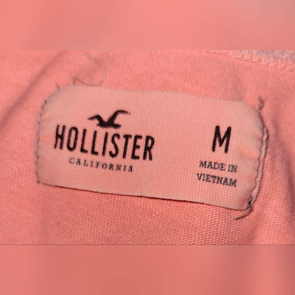 Hollister Ombre Peach Long Sleeve Shirt size medium - Picture 4 of 6